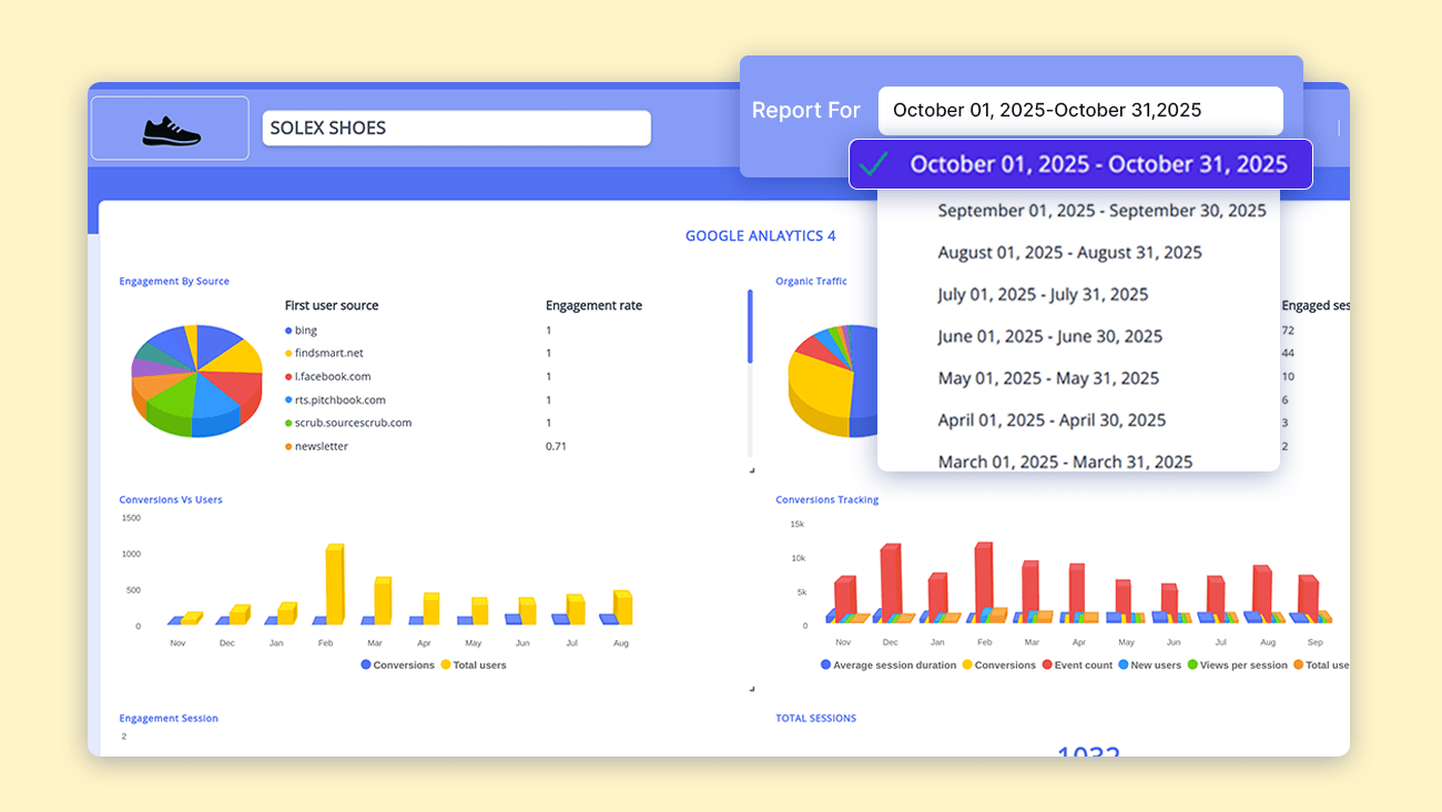 On-Demand Date Range Selection for Instant Insights
