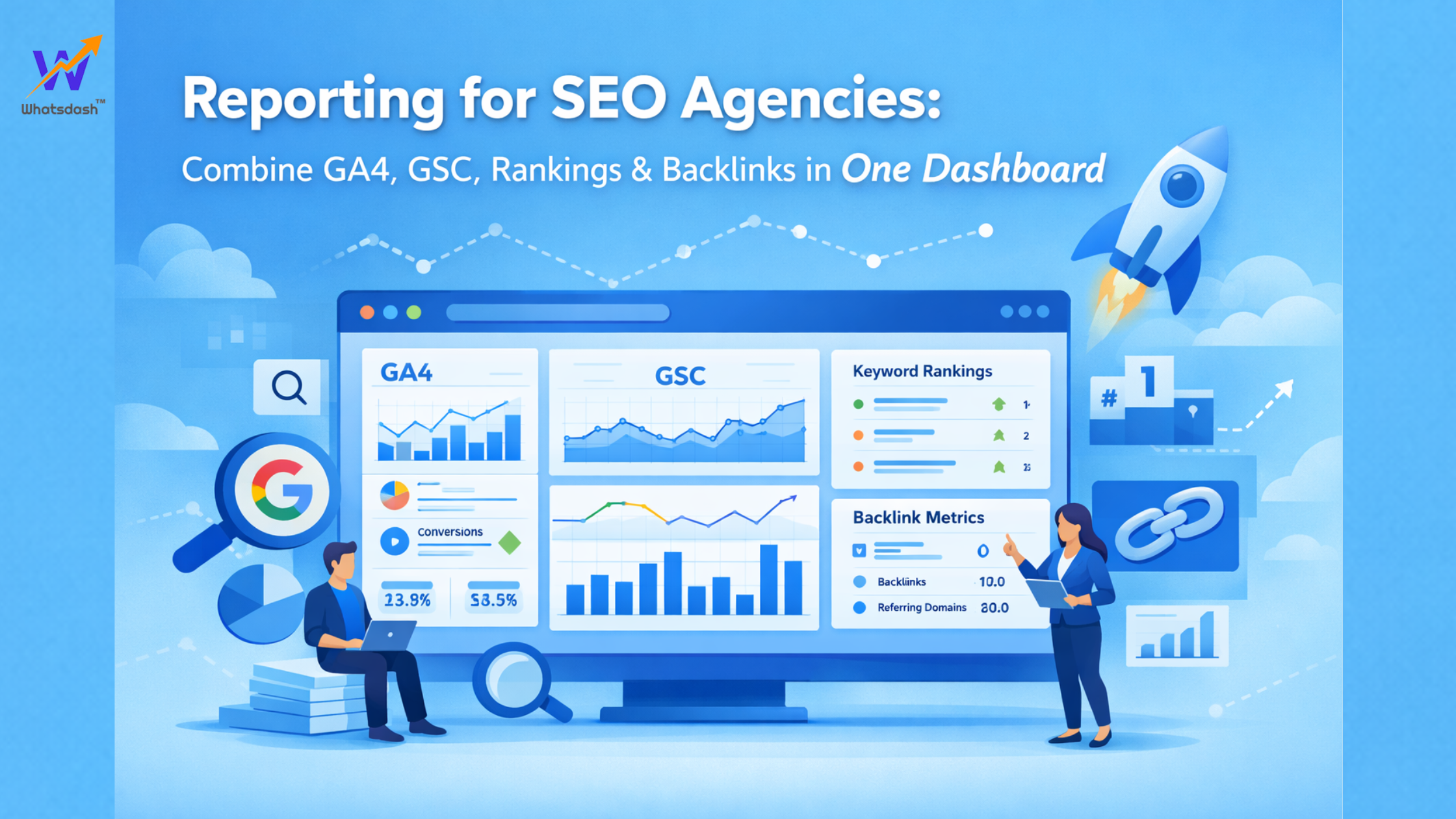 SEO reporting dashboard for agencies