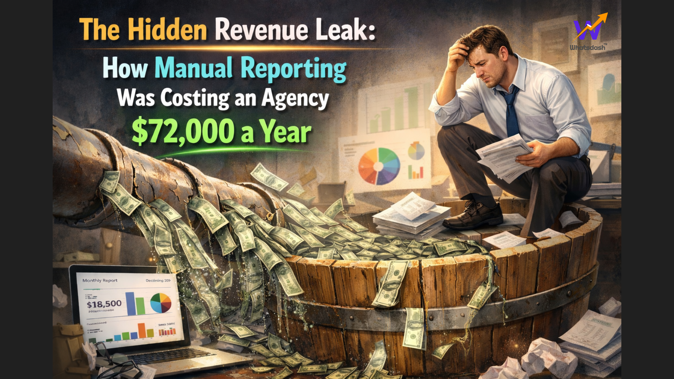 manual reporting cost for marketing agencies