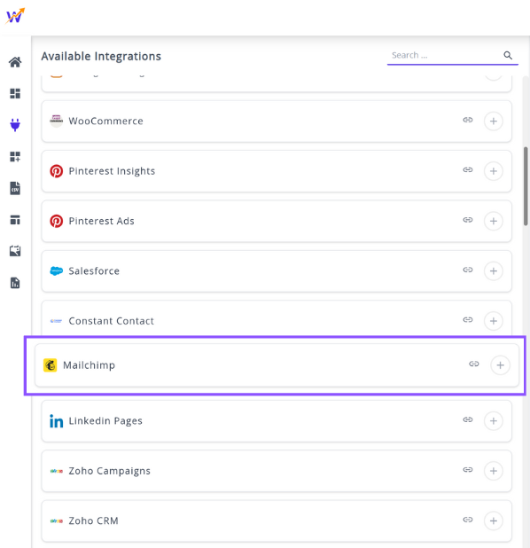 Mailchimp Integration